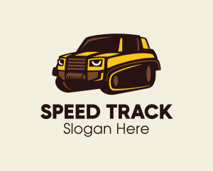 Modern Track Vehicle  logo design