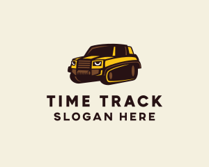 Modern Track Vehicle  logo design