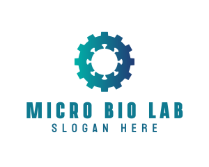 Microbiologist - Virus Bacteria Laboratory logo design