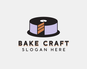 Disc Cake Pastry logo design