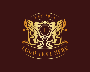 Aristocrat - Griffin Luxury Crest logo design