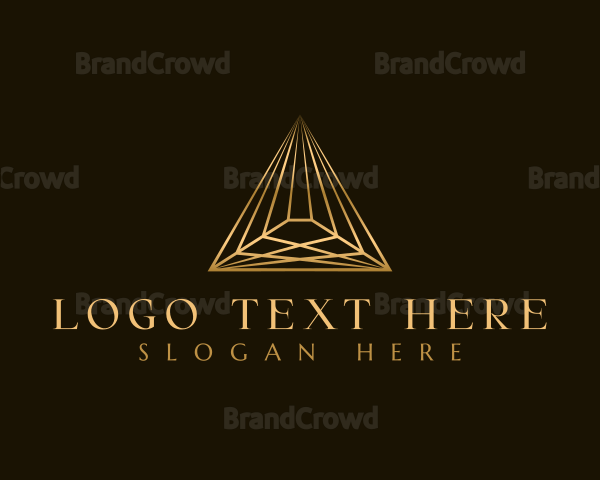 Business Pyramid Triangle Logo