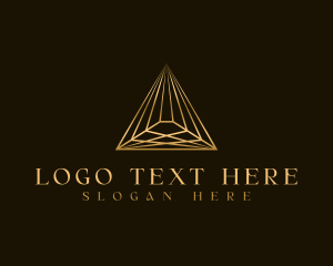Geometric - Business Pyramid Triangle logo design