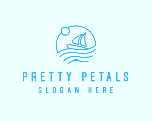 Sea Boat Sailing logo design