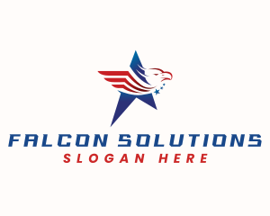 Star American Eagle logo design