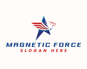 Star American Eagle logo design