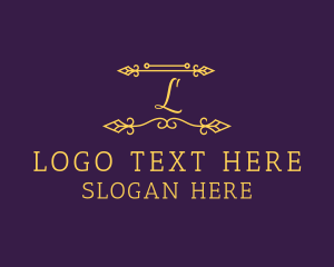 Letter - Royal Villa Furniture logo design