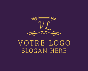 Golden - Royal Luxury Ornament logo design