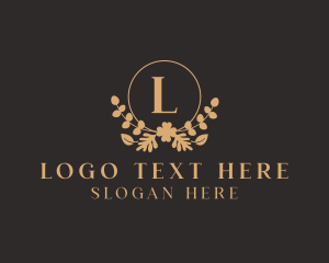 Luxury - Organic Floral Beauty logo design