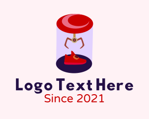 Toy Store - Shoe Claw Machine logo design