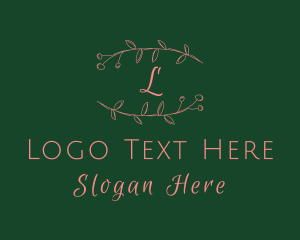 Holly - Festive Organic Herbal logo design