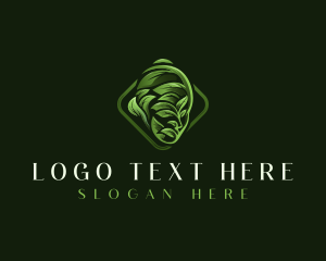 Eco - Leaf Mental Wellness logo design