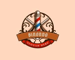 Grooming - Grooming Razor Barbershop logo design
