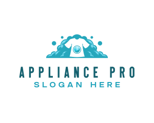 Appliance - Laundry Bubble Washer logo design