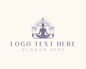 Exercise - Meditation Zen Yoga logo design