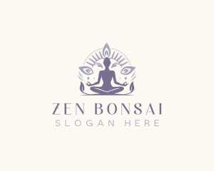 Meditation Zen Yoga logo design