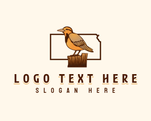 Kansas Wildlife Bird logo design