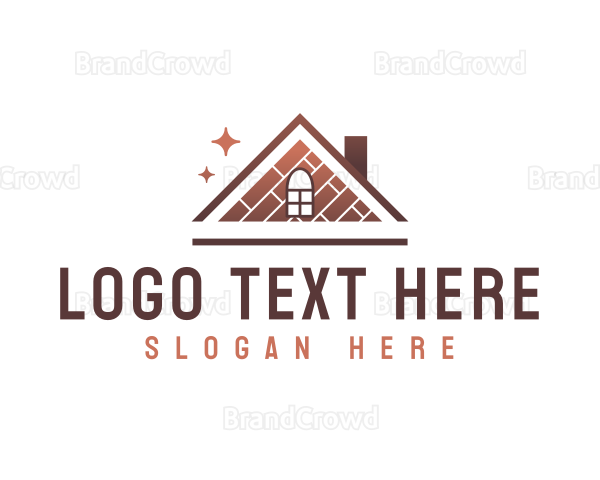 House Tile Flooring Logo