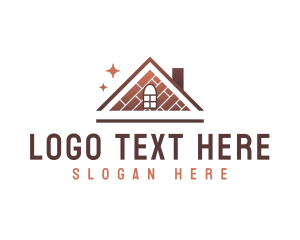 Brick - House Tile Flooring logo design