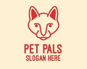 Pet Sphynx Cat  logo design