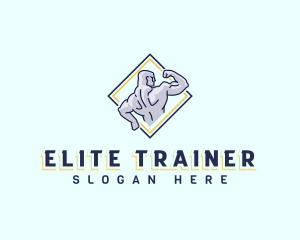 Body Builder Fitness logo design