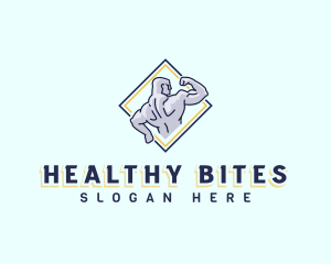 Body Builder Fitness logo design