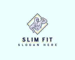 Body Builder Fitness logo design