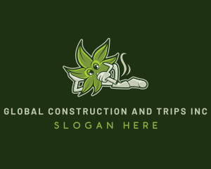 Vaping Marijuana Cannabis Logo