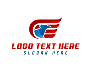Veteran - Wing Veteran Eagle logo design