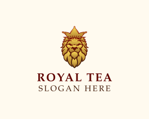 Royal Lion Crown logo design