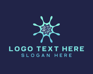 Microbe - Medical Research Laboratory logo design