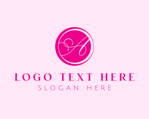 Lettering - Stylish Beauty Salon logo design