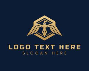 Hexagon - Hexagon Airforce Eagle logo design