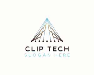 Pyramid Developer Tech logo design