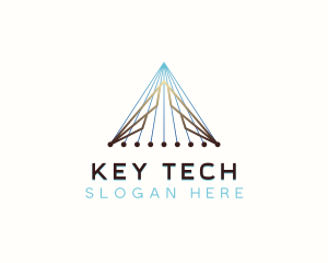 Pyramid Developer Tech logo design