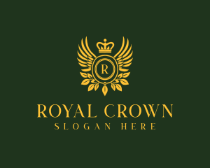 Royal Crown Wings logo design