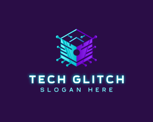 Circuit Cube Tech logo design