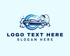 Bubbles - Water Car Cleaning logo design