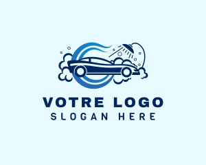 Water Car Cleaning Logo