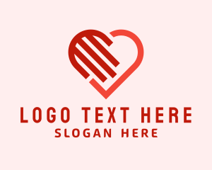 Romance - Heart Hand Organization logo design