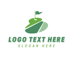 Golfing - Competition Golf Tournament logo design