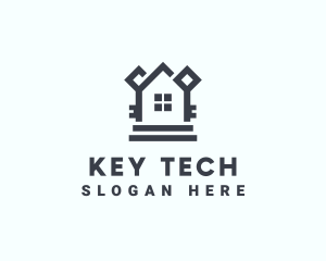 Home Apartment Key logo design