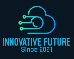 Future - Cyber Cloud Camera logo design