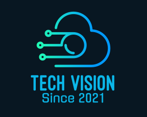 Future - Cyber Cloud Camera logo design