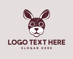 Animal - Rustic  Rabbit Animal logo design