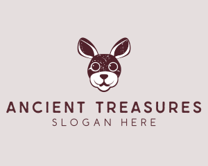 Rustic  Rabbit Animal logo design