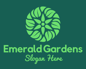 Green Herbal Lantern logo design