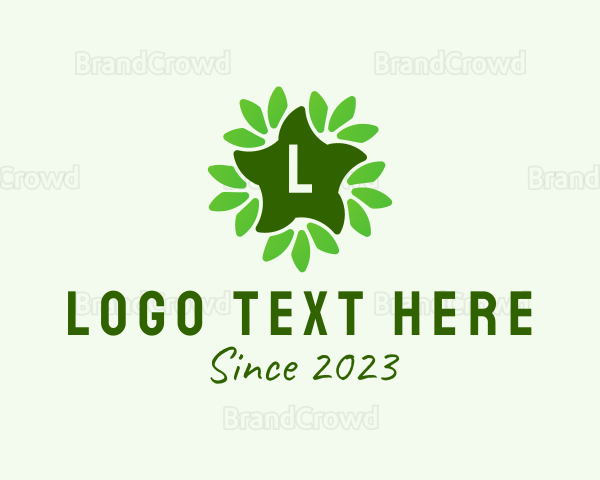 Organic Star Leaf Gardening Logo