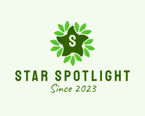 Organic Star Leaf Gardening logo design