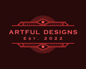 Star Art Deco Company logo design